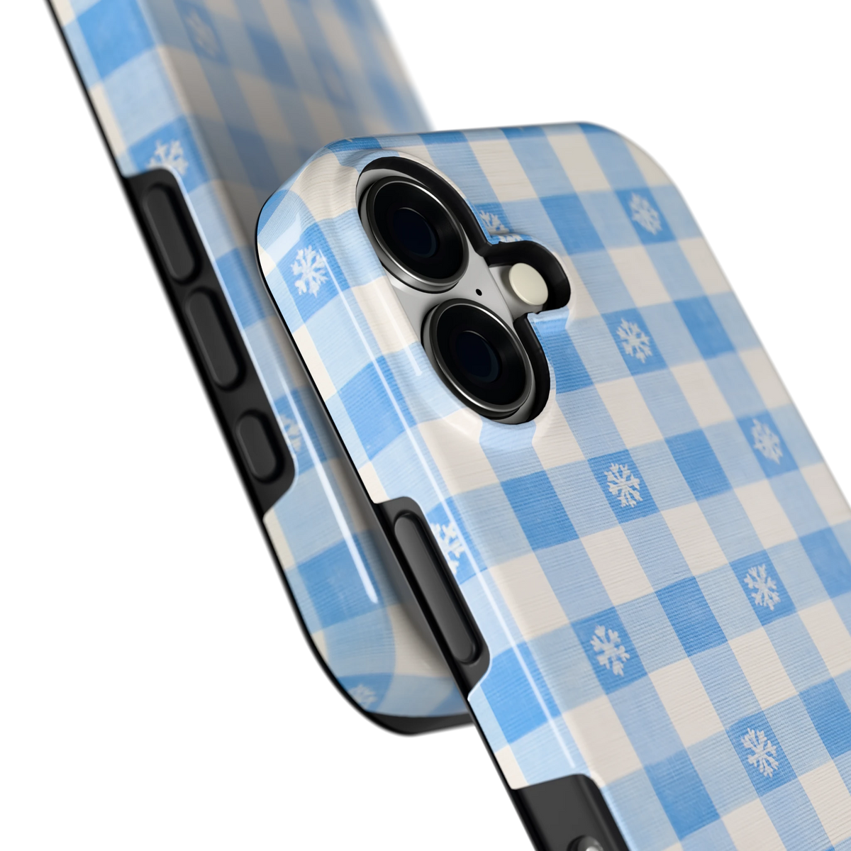 Sneeuwvlok Ruit hoesje voor iPhone 17, close-up