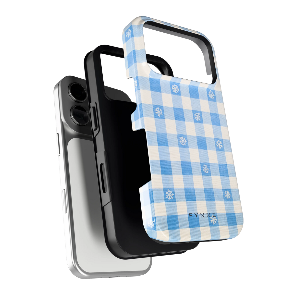 Sneeuwvlok Ruit hoesje voor iPhone 17 Pro, los van de telefoon