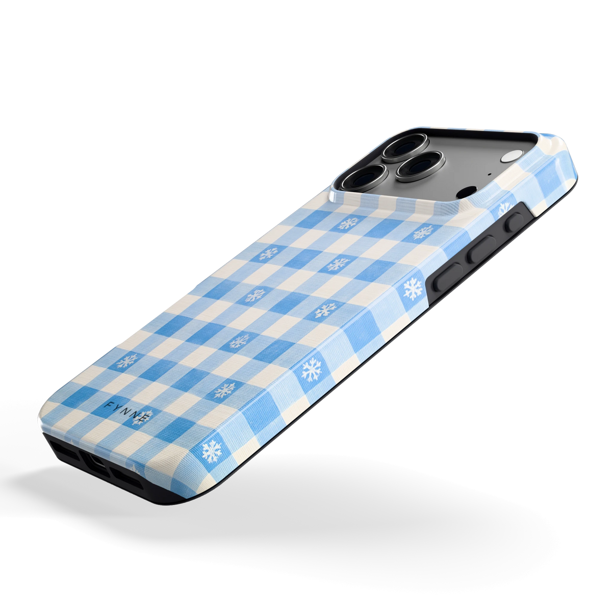 Sneeuwvlok Ruit hoesje voor iPhone 17 Pro Max, schuin