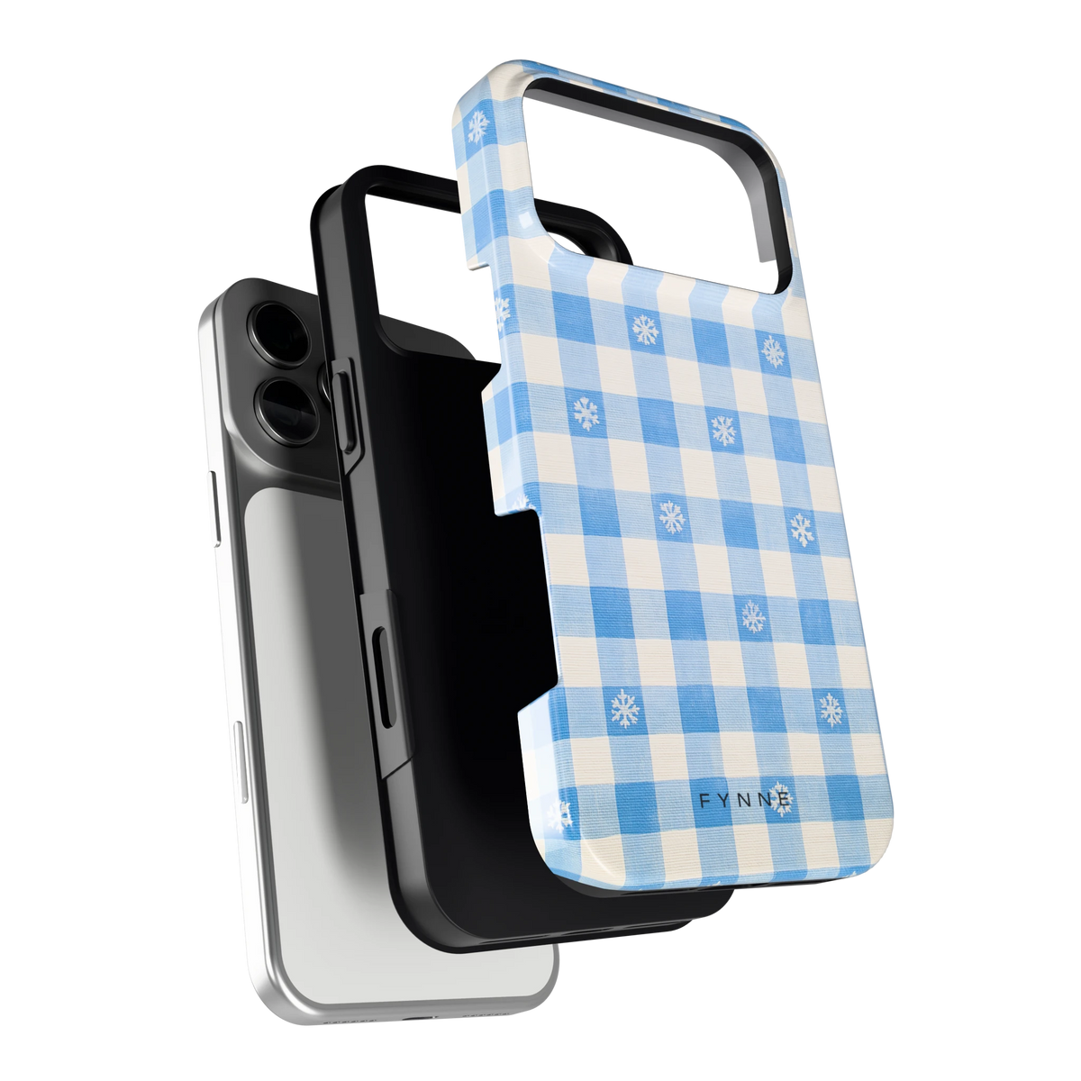 Sneeuwvlok Ruit hoesje voor iPhone 17 Pro Max, los van de telefoon