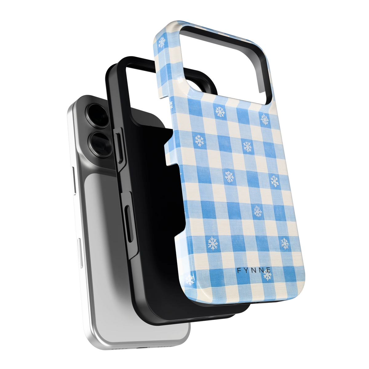 Sneeuwvlok Ruit hoesje voor iPhone 18 Pro, los van de telefoon