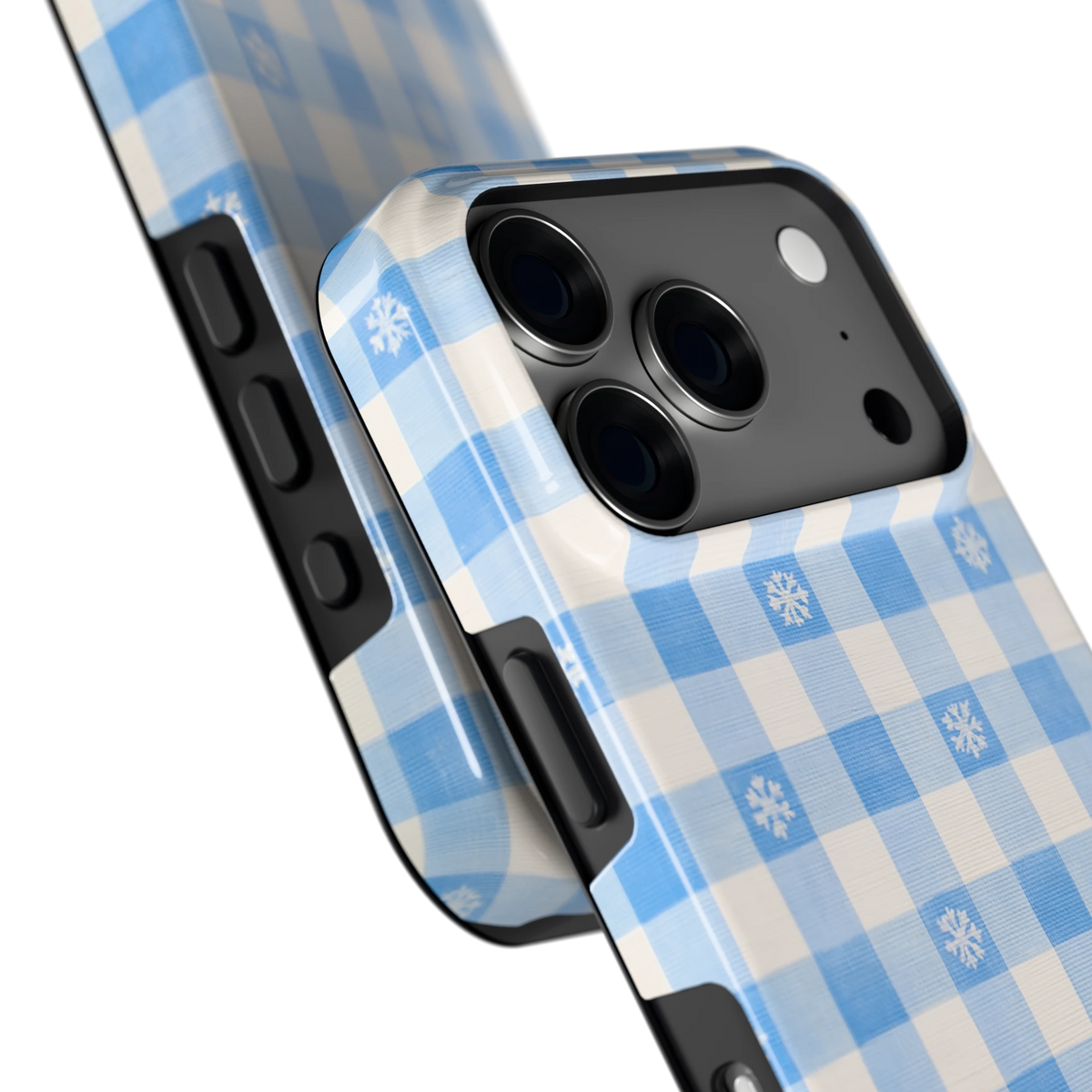 Sneeuwvlok Ruit hoesje voor iPhone 18 Pro, close-up