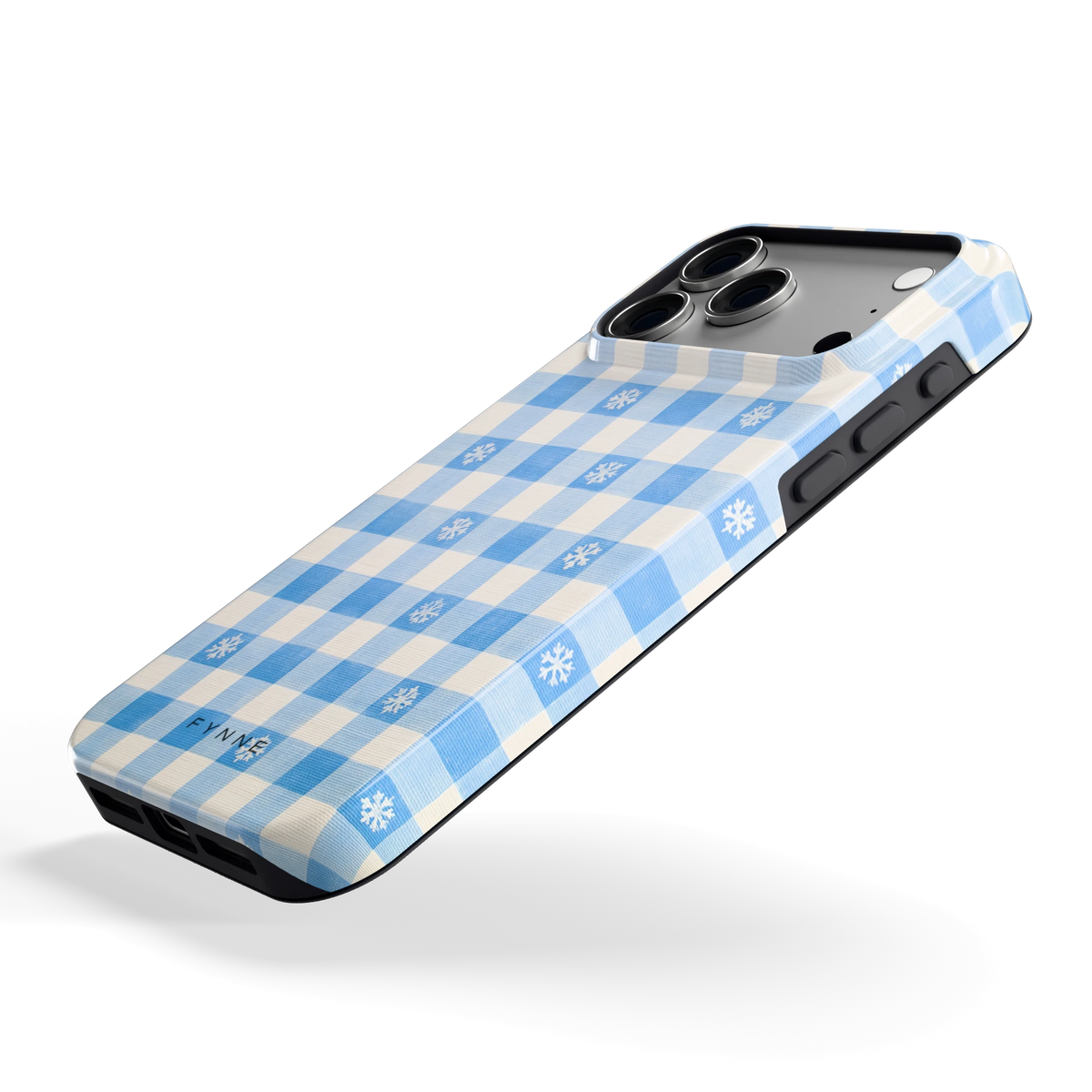 Sneeuwvlok Ruit hoesje voor iPhone 18 Pro Max, schuin