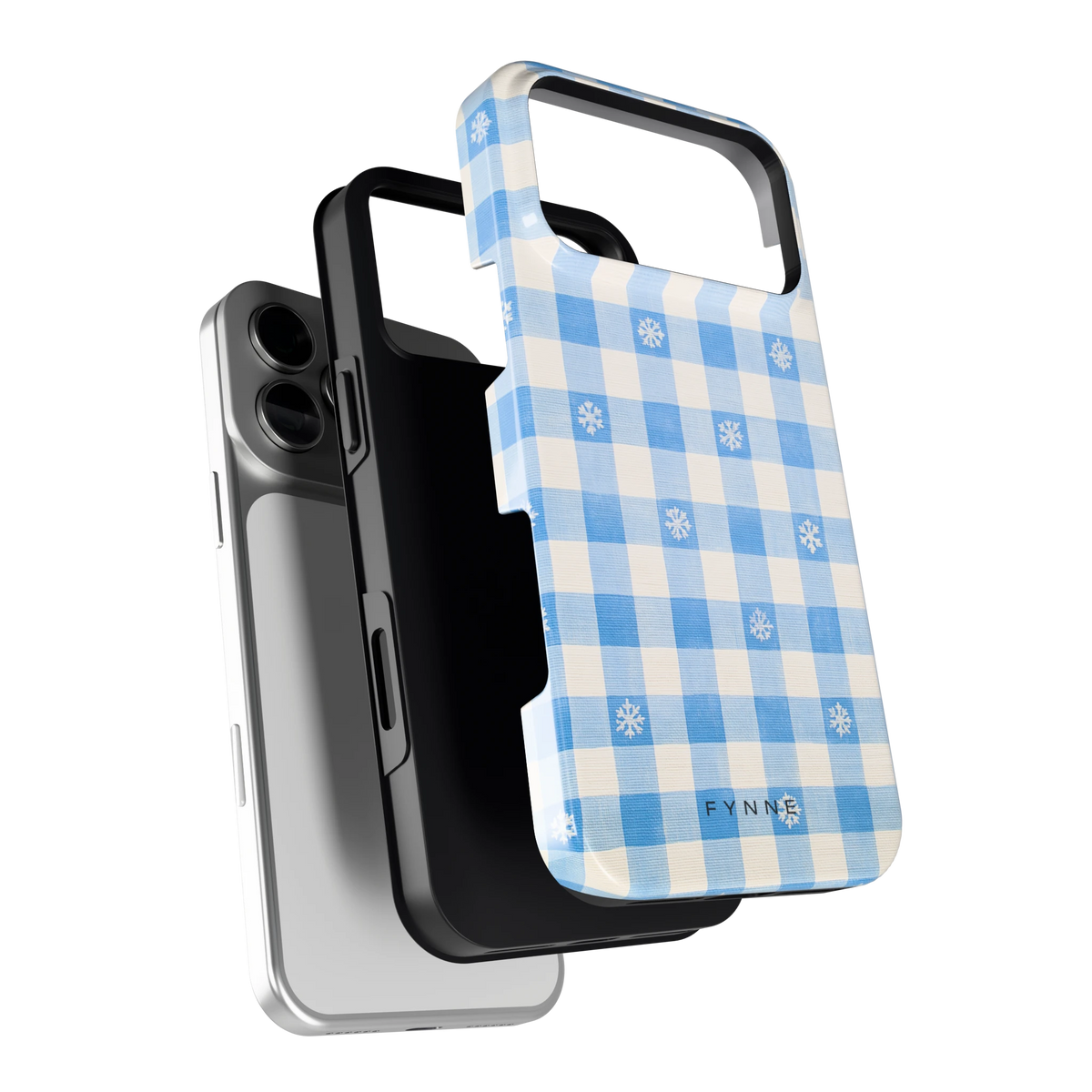 Sneeuwvlok Ruit hoesje voor iPhone 18 Pro Max, los van de telefoon