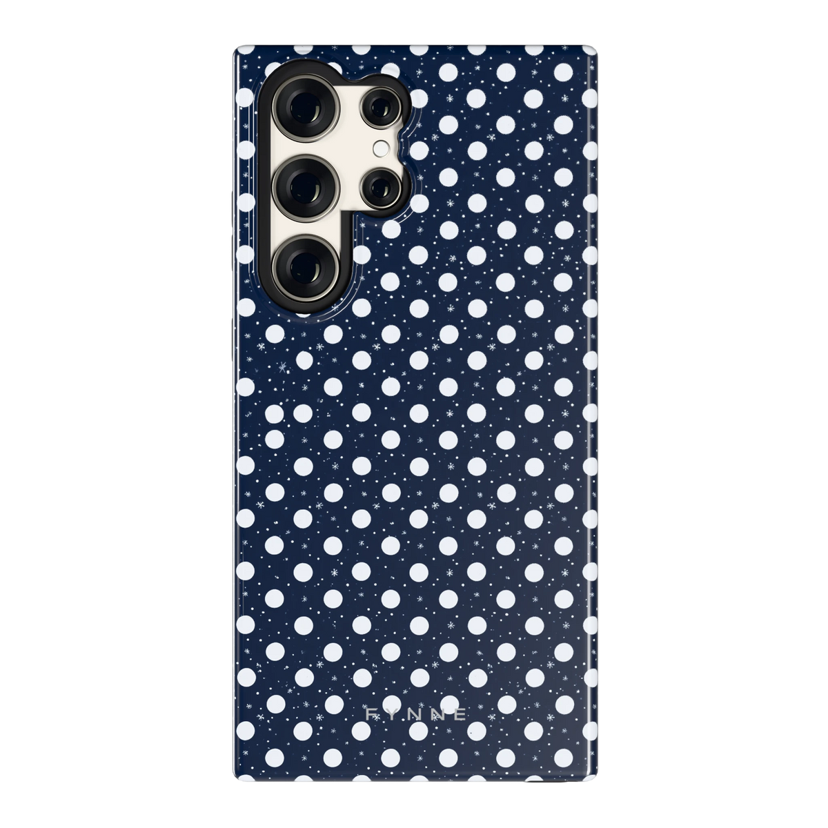 Sneeuwnacht Stippen hoesje voor Galaxy S23 Ultra, achterkant