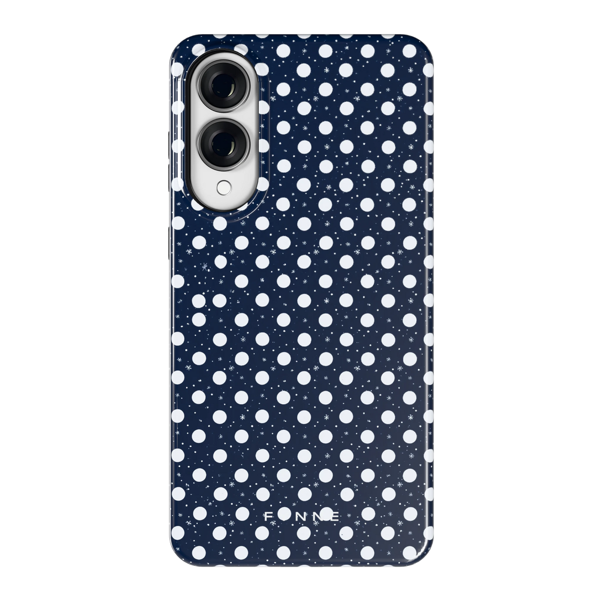 Sneeuwnacht Stippen hoesje voor Galaxy S25 Edge, achterkant