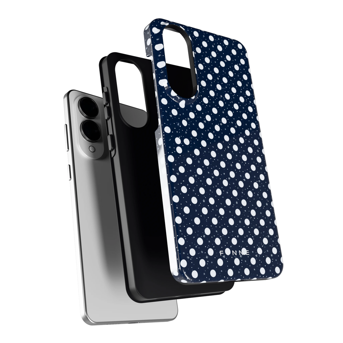 Sneeuwnacht Stippen hoesje voor Galaxy S25 Edge, los van de telefoon