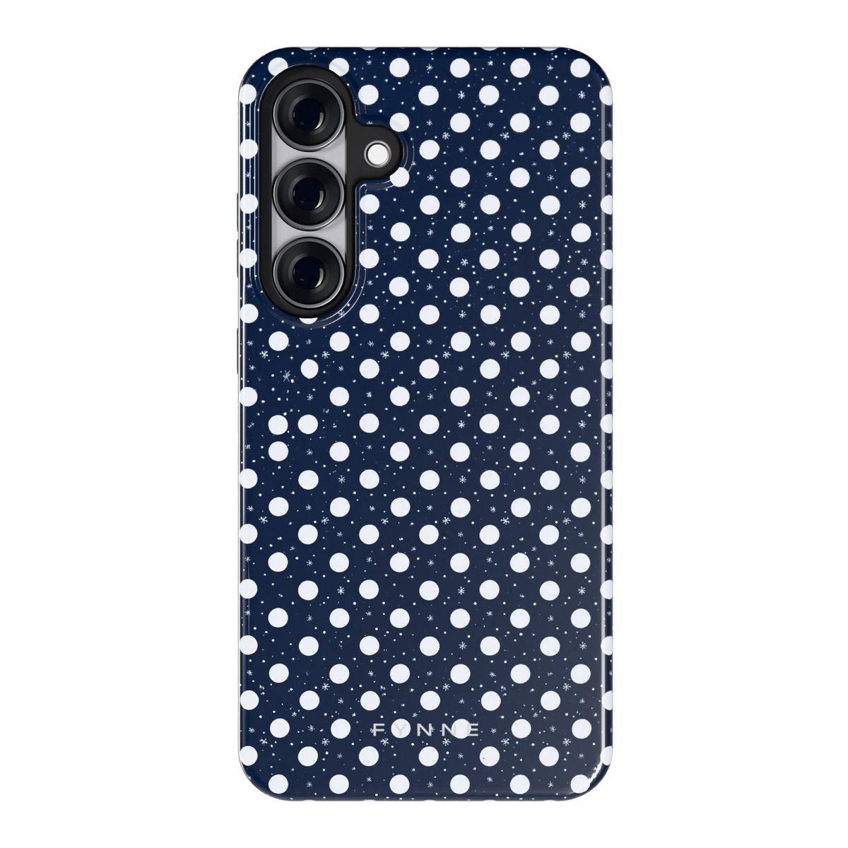 Sneeuwnacht Stippen hoesje voor Galaxy S25+, achterkant