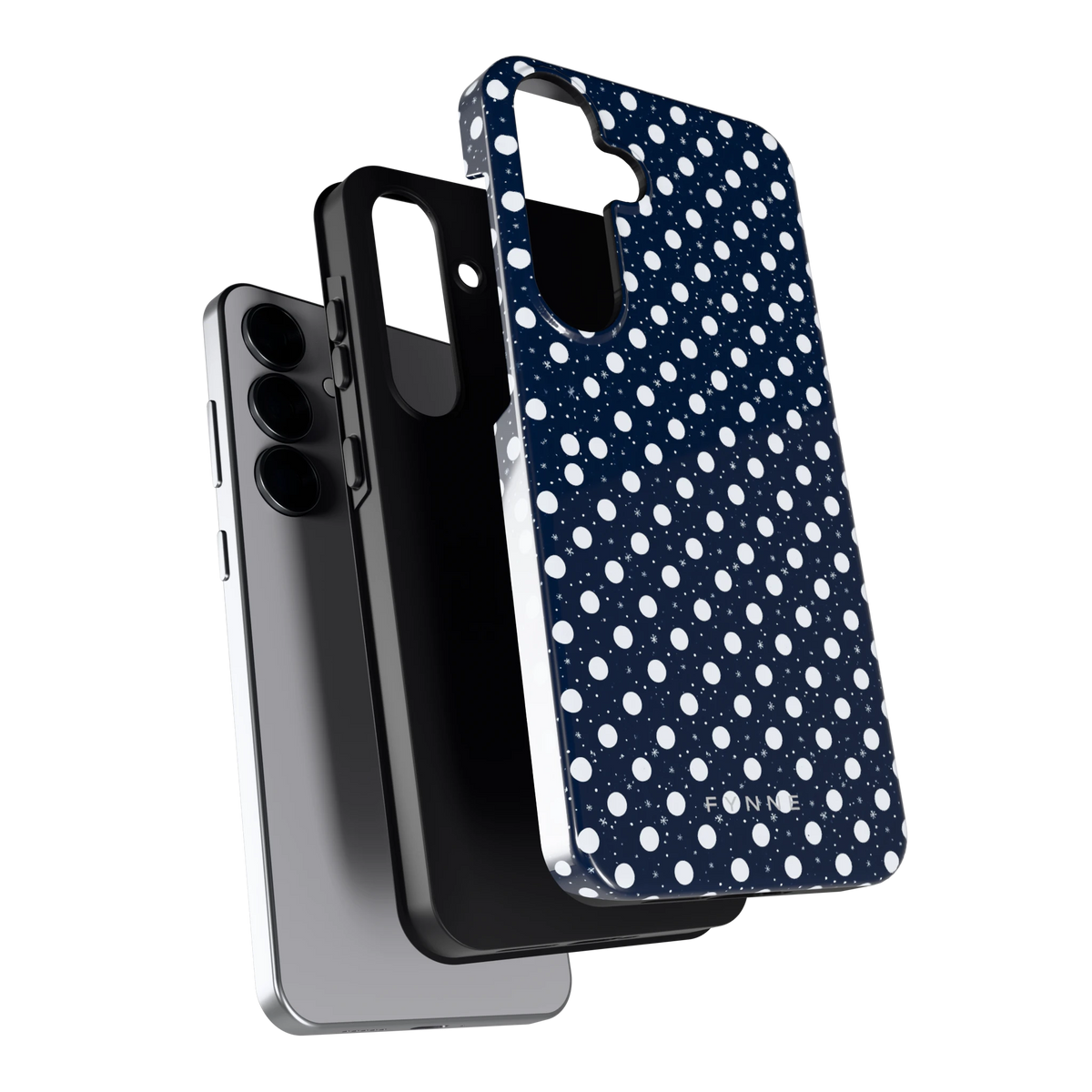 Sneeuwnacht Stippen hoesje voor Galaxy S25+, los van de telefoon