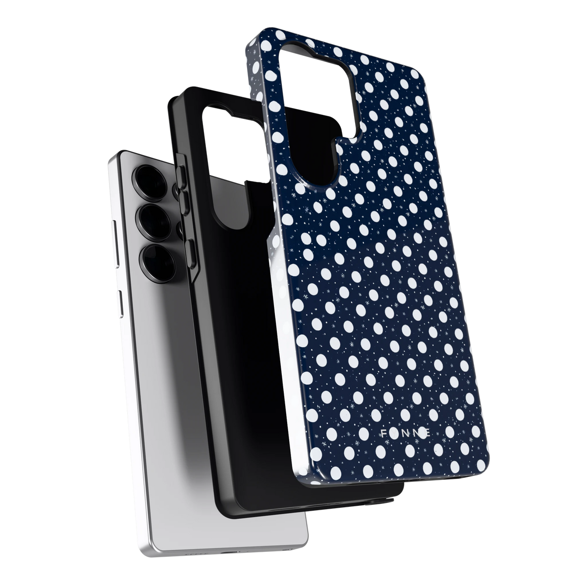 Sneeuwnacht Stippen hoesje voor Galaxy S25 Ultra, los van de telefoon