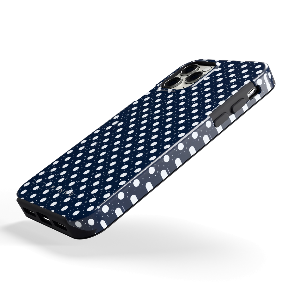 Sneeuwnacht Stippen hoesje voor iPhone 11 Pro, schuin