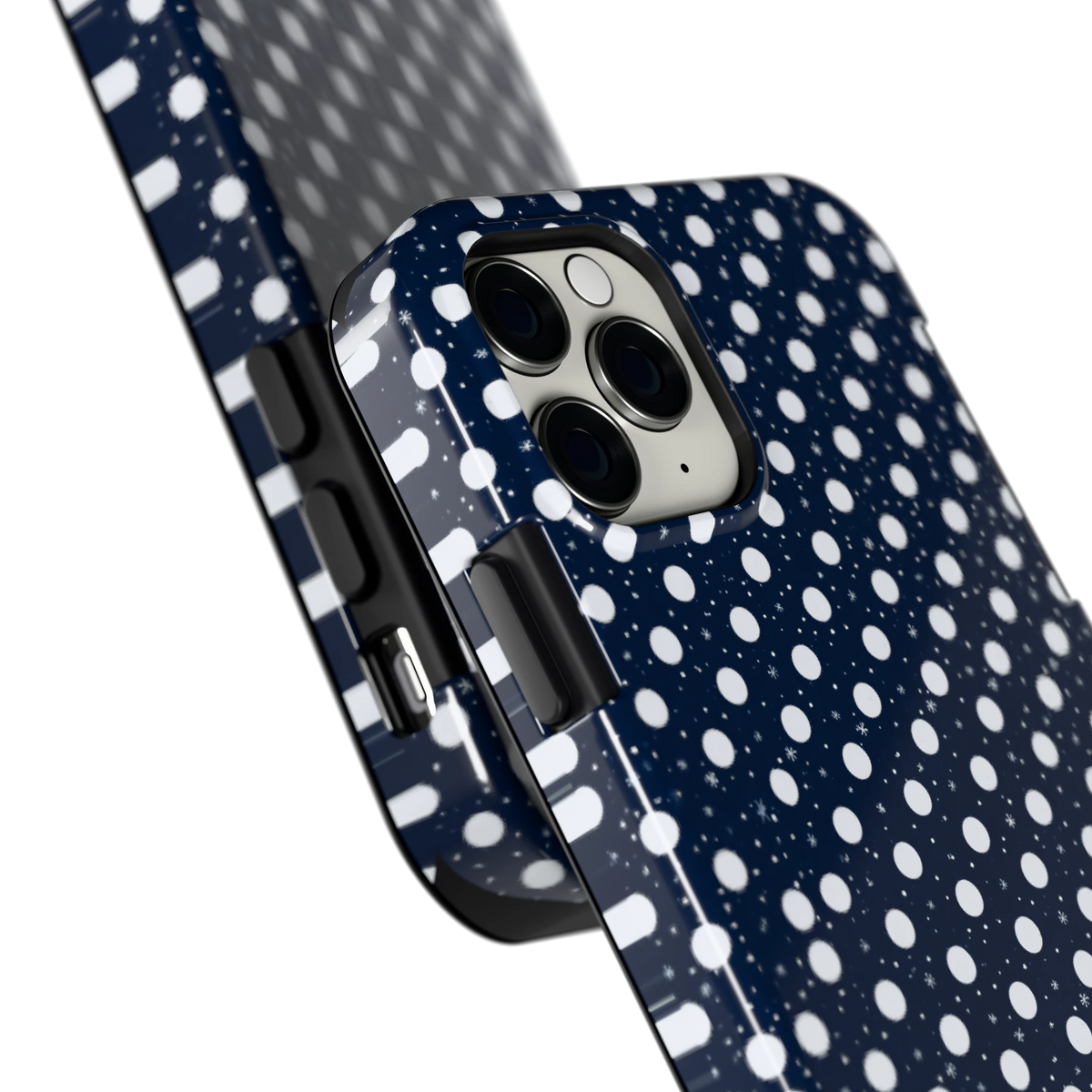 Sneeuwnacht Stippen hoesje voor iPhone 11 Pro, close-up