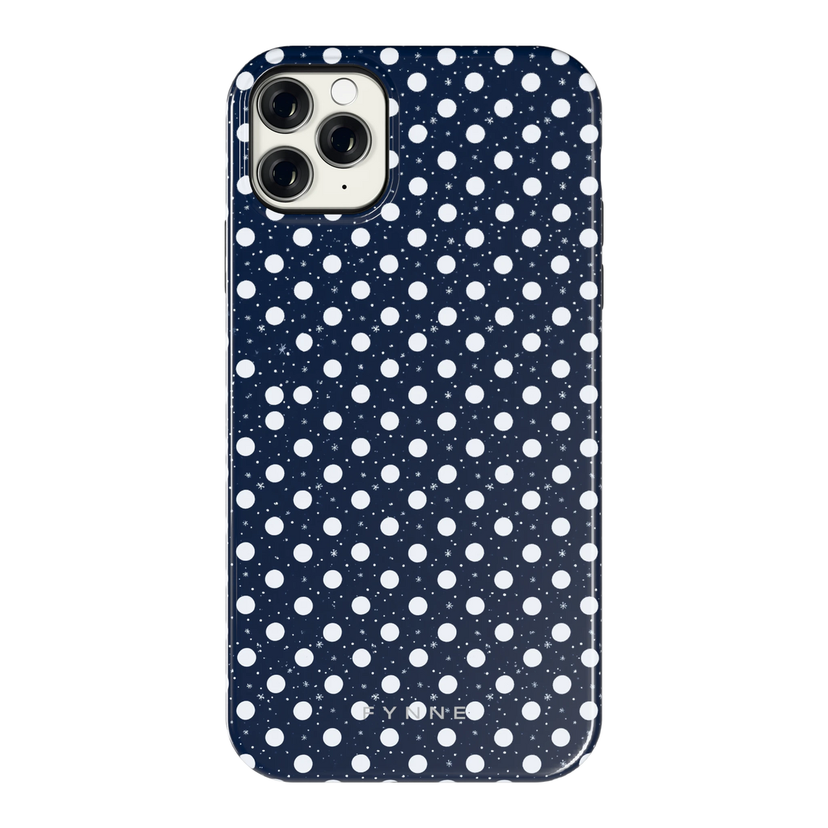 Sneeuwnacht Stippen hoesje voor iPhone 11 Pro Max, achterkant