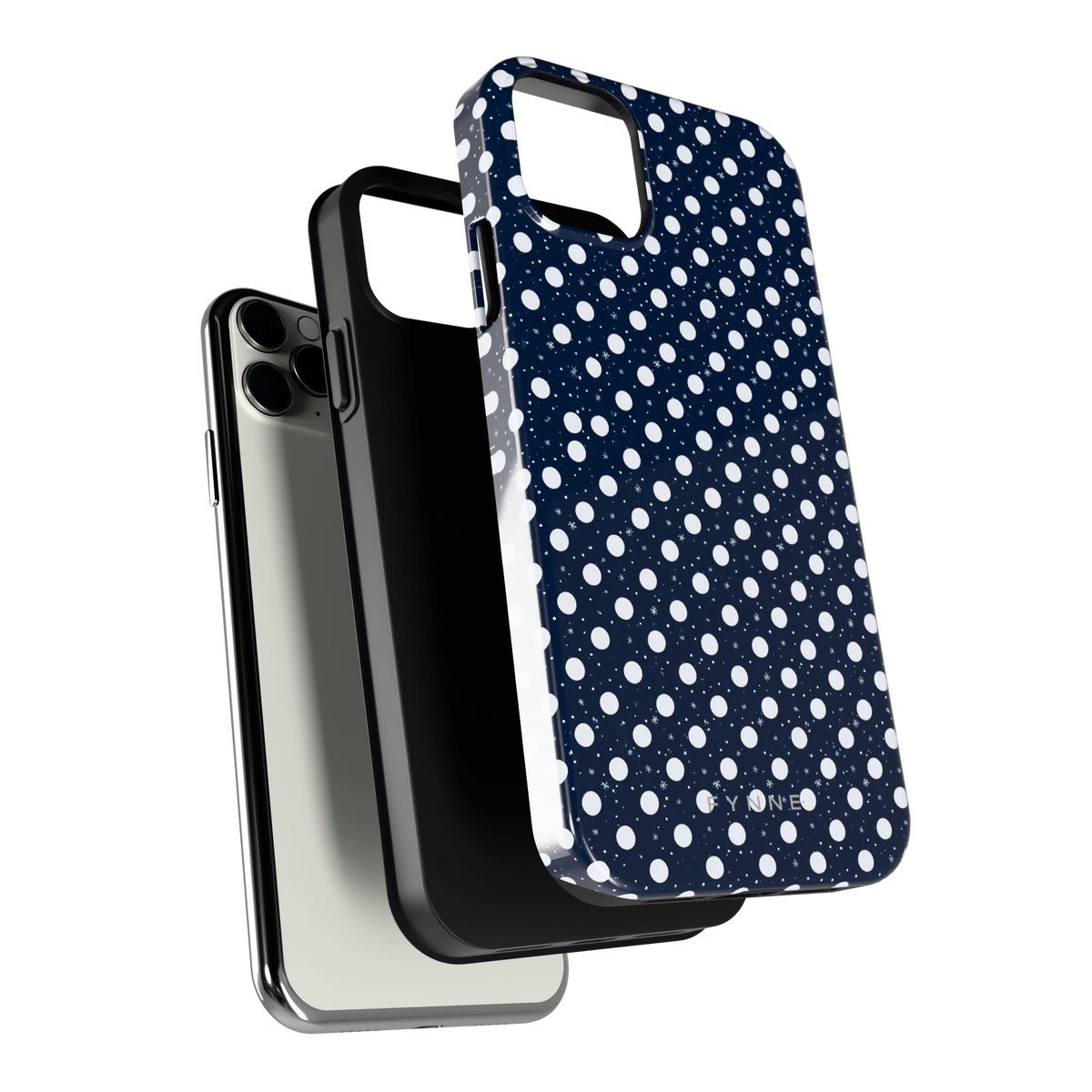 Sneeuwnacht Stippen hoesje voor iPhone 11 Pro Max, los van de telefoon