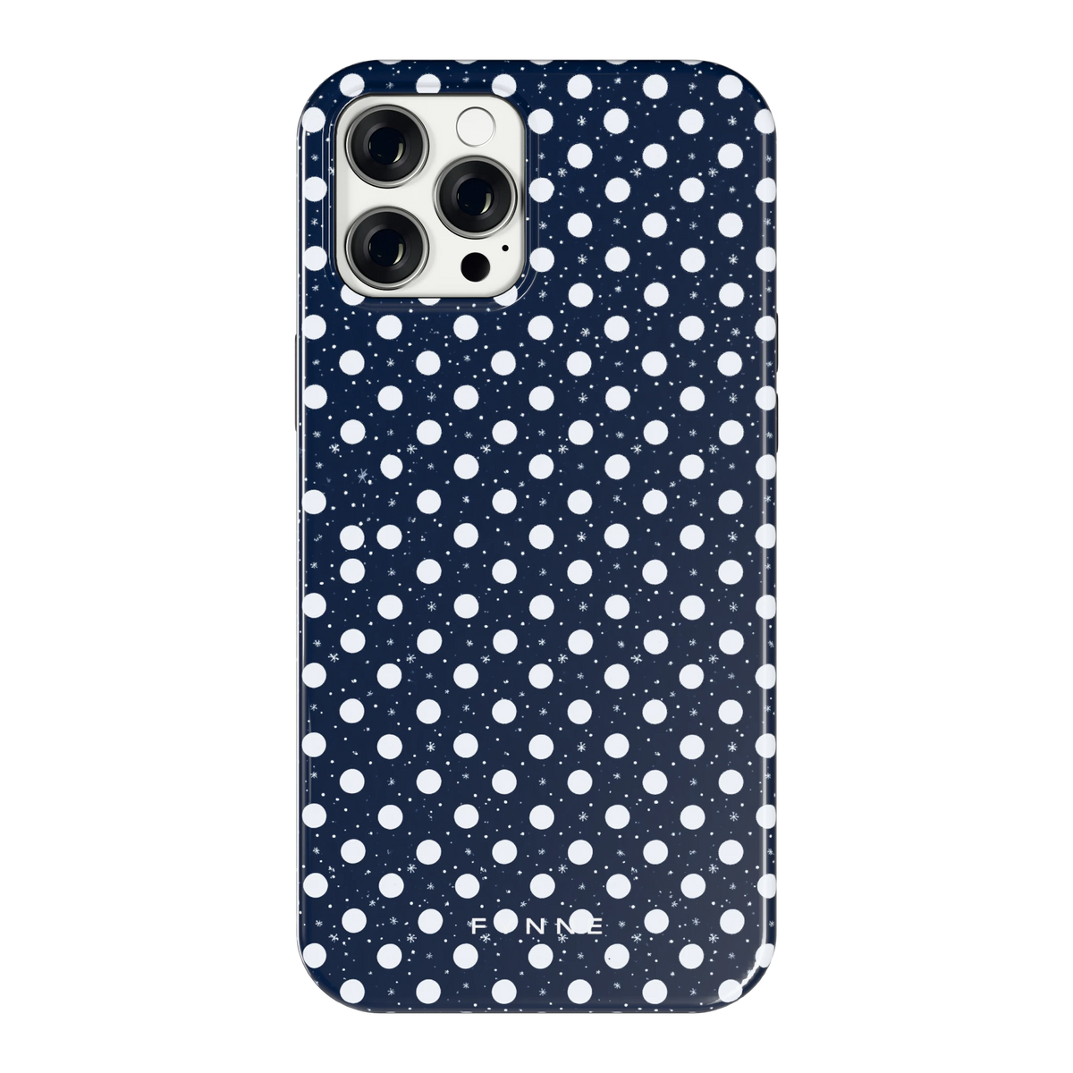Sneeuwnacht Stippen hoesje voor iPhone 12 Pro Max, achterkant