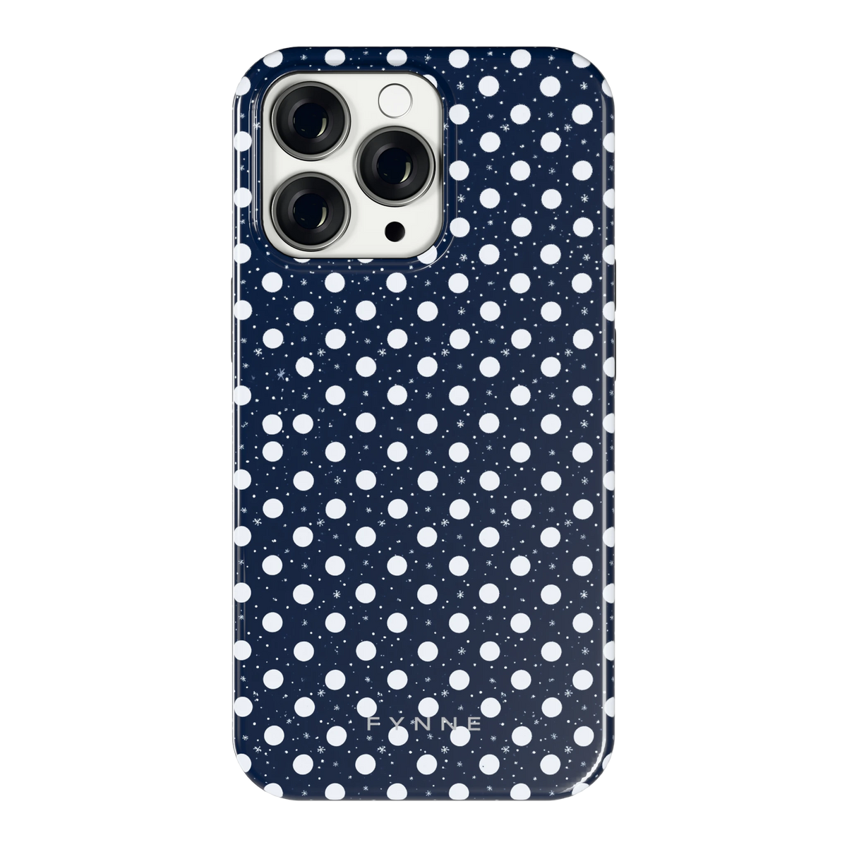 Sneeuwnacht Stippen hoesje voor iPhone 13 Pro, achterkant