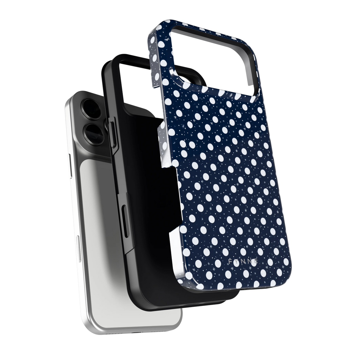 Sneeuwnacht Stippen hoesje voor iPhone 17 Pro Max, los van de telefoon