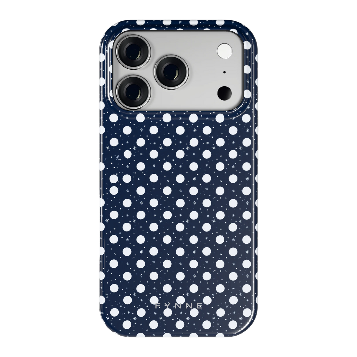 Sneeuwnacht Stippen hoesje voor iPhone 18 Pro, achterkant
