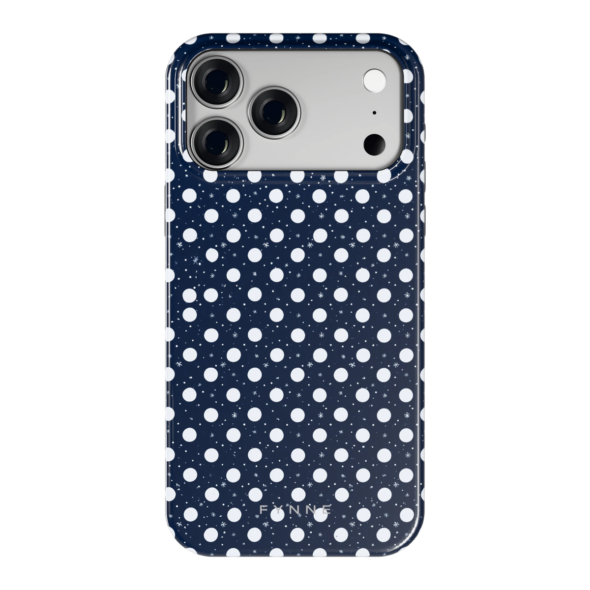 Sneeuwnacht Stippen hoesje voor iPhone 18 Pro Max, achterkant