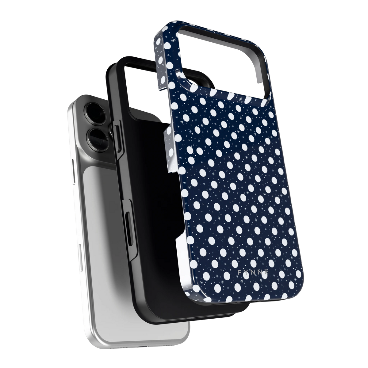 Sneeuwnacht Stippen hoesje voor iPhone 18 Pro Max, los van de telefoon