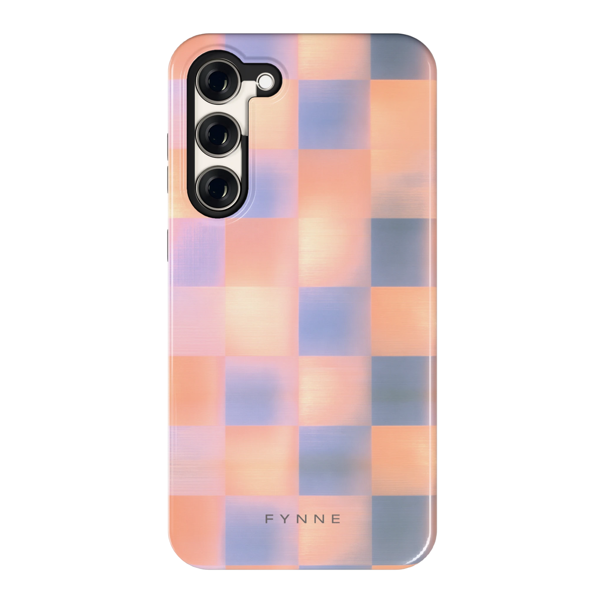 Zachte Gloed Blokken hoesje voor Galaxy S23+, achterkant