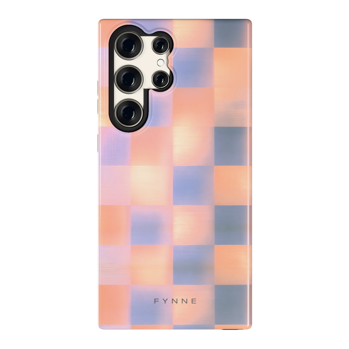 Zachte Gloed Blokken hoesje voor Galaxy S23 Ultra, achterkant