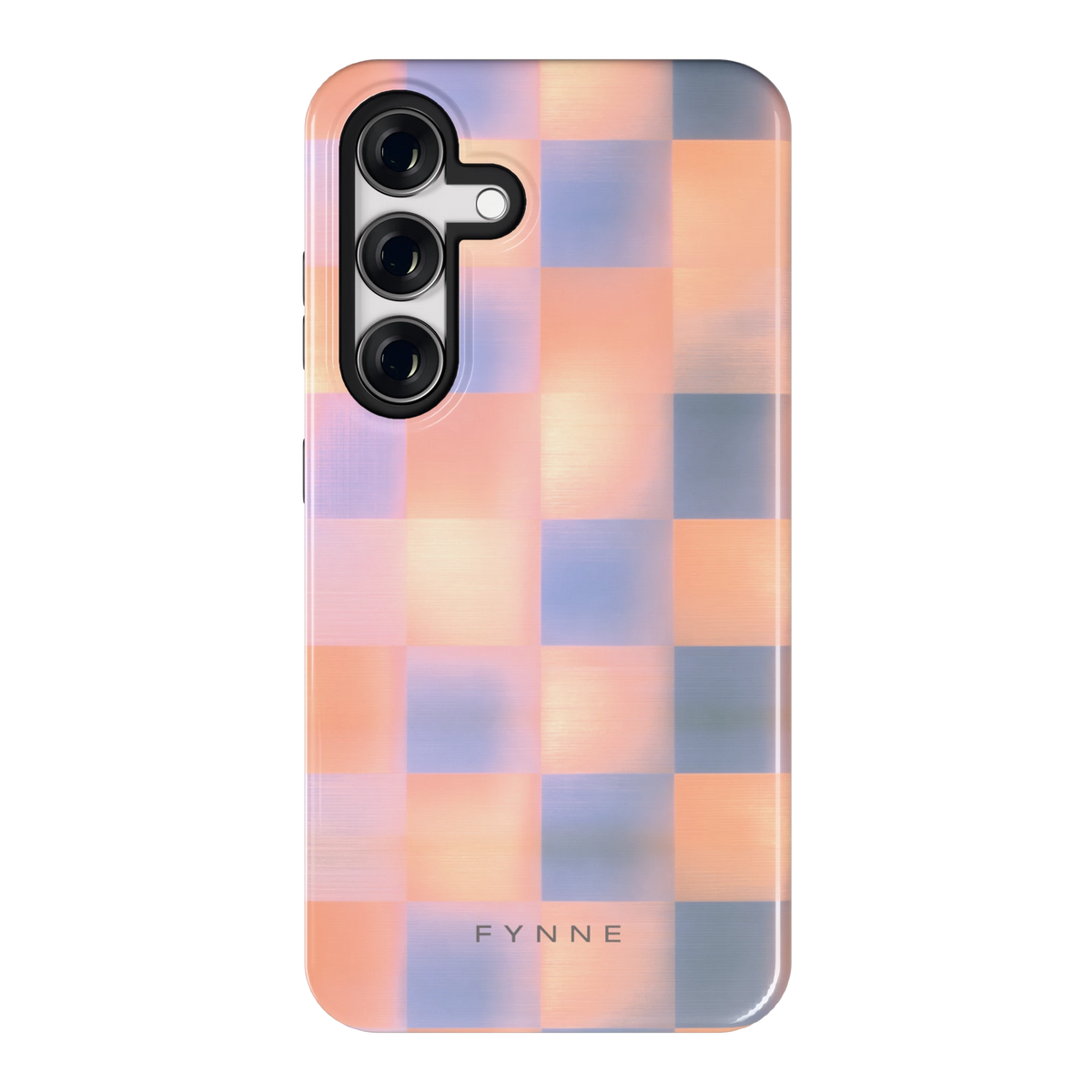 Zachte Gloed Blokken hoesje voor Galaxy S24, achterkant