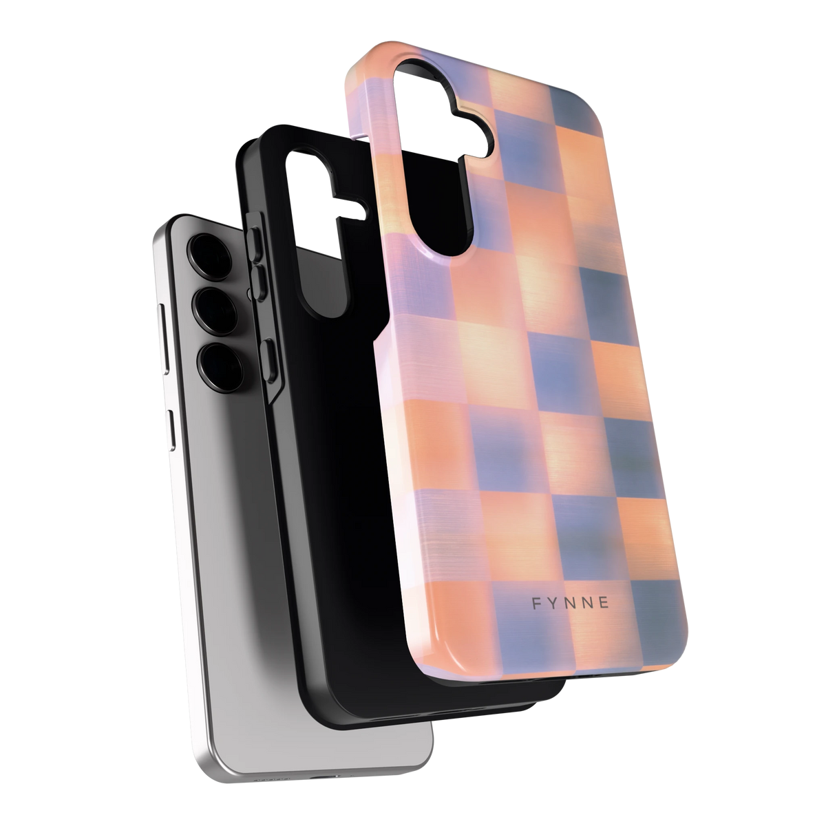 Zachte Gloed Blokken hoesje voor Galaxy S24, los van de telefoon