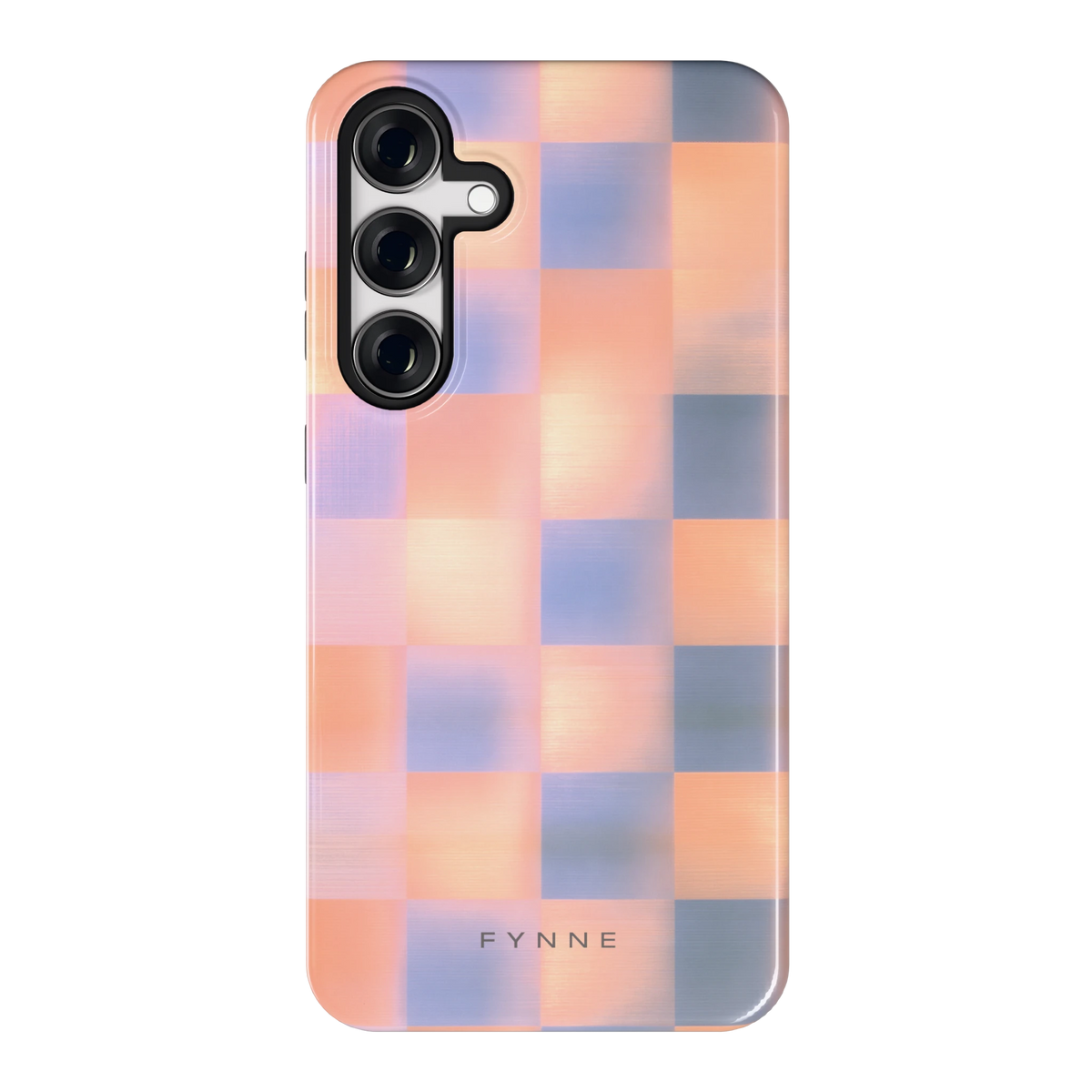 Zachte Gloed Blokken hoesje voor Galaxy S24+, achterkant