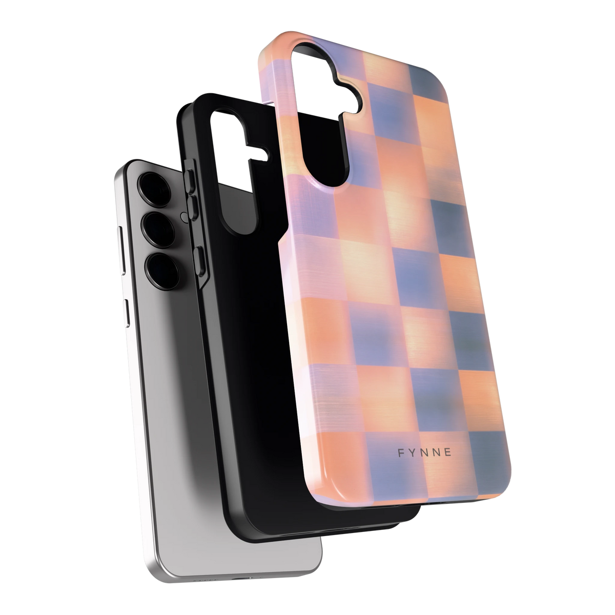 Zachte Gloed Blokken hoesje voor Galaxy S24+, los van de telefoon