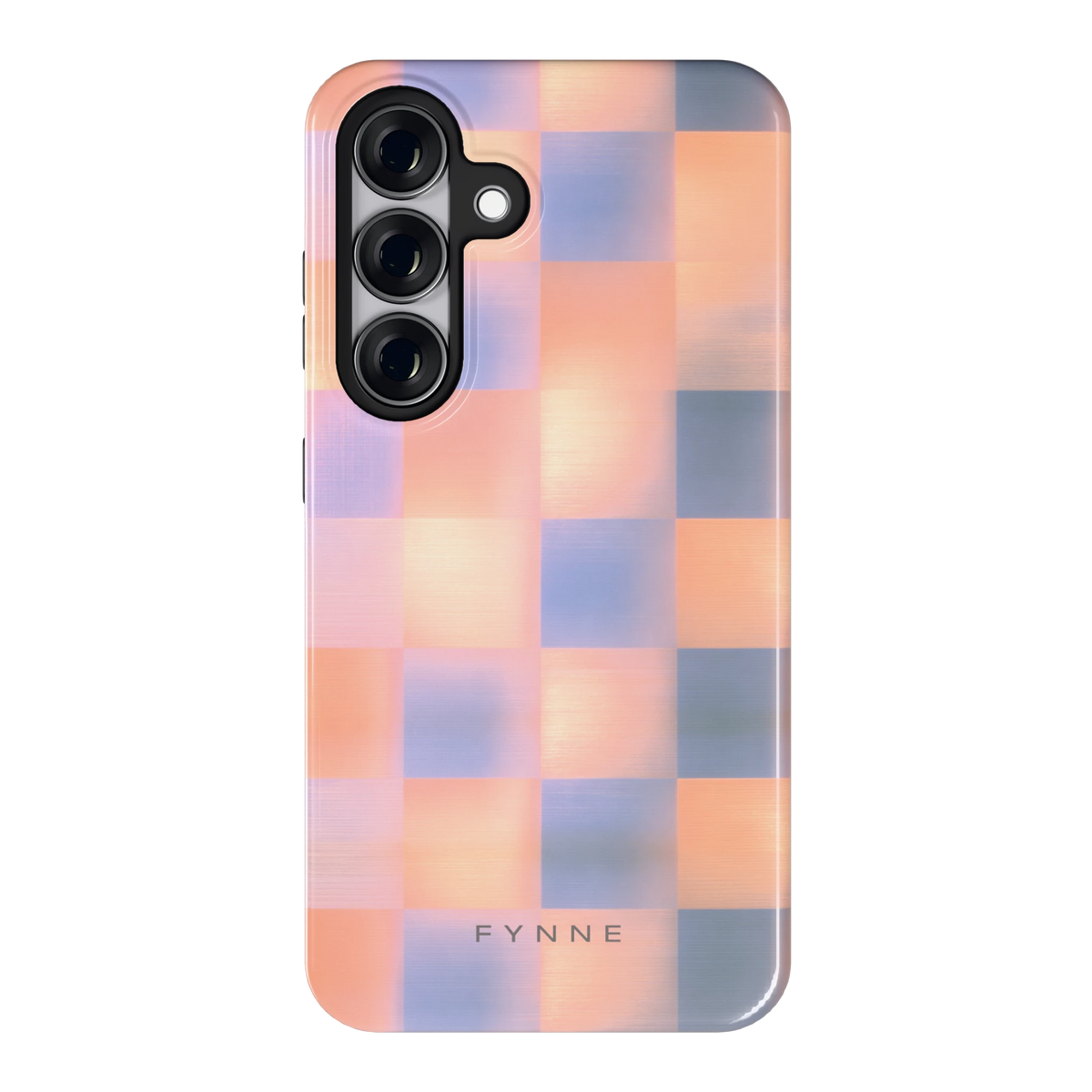 Zachte Gloed Blokken hoesje voor Galaxy S25, achterkant