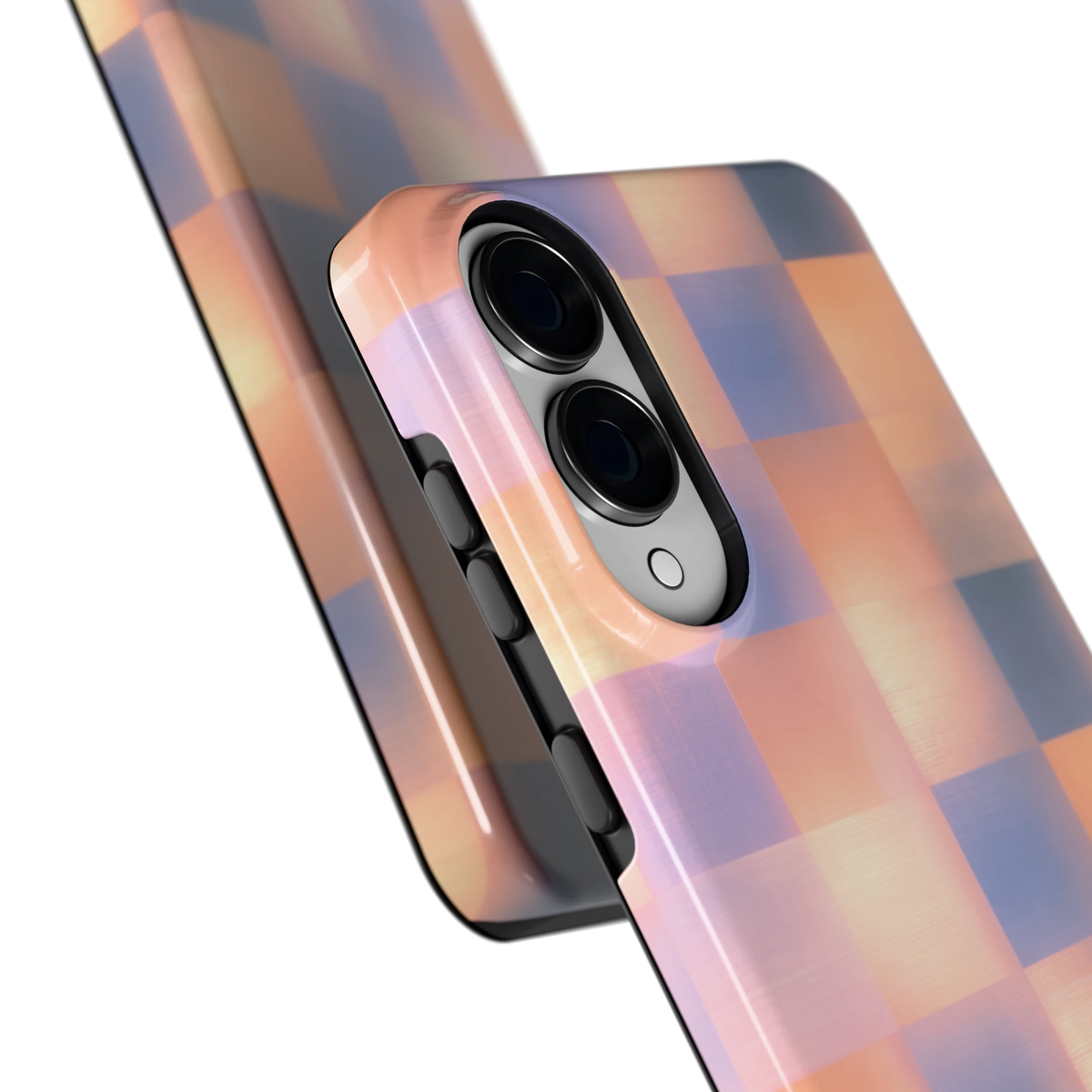 Zachte Gloed Blokken hoesje voor Galaxy S25 Edge, close-up