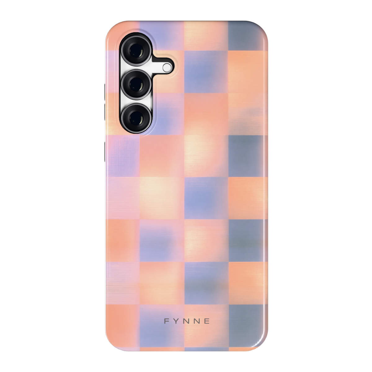 Zachte Gloed Blokken hoesje voor Galaxy S25 FE, achterkant