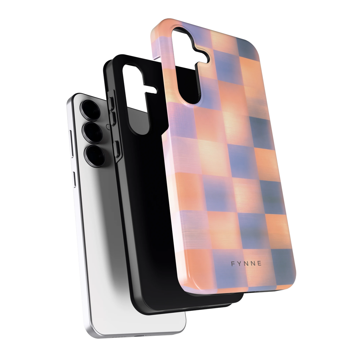 Zachte Gloed Blokken hoesje voor Galaxy S25 FE, los van de telefoon