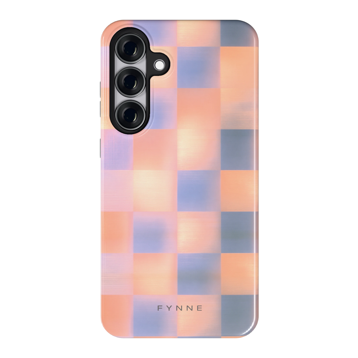 Zachte Gloed Blokken hoesje voor Galaxy S25+, achterkant