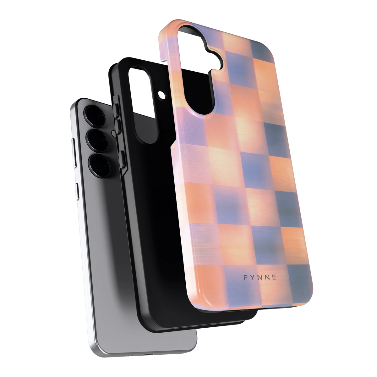 Zachte Gloed Blokken hoesje voor Galaxy S25+, los van de telefoon