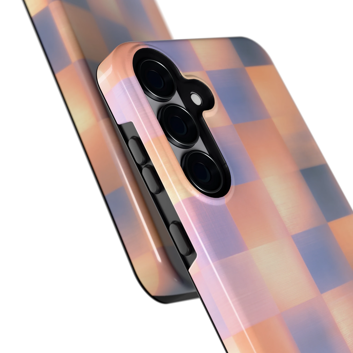 Zachte Gloed Blokken hoesje voor Galaxy S25+, close-up