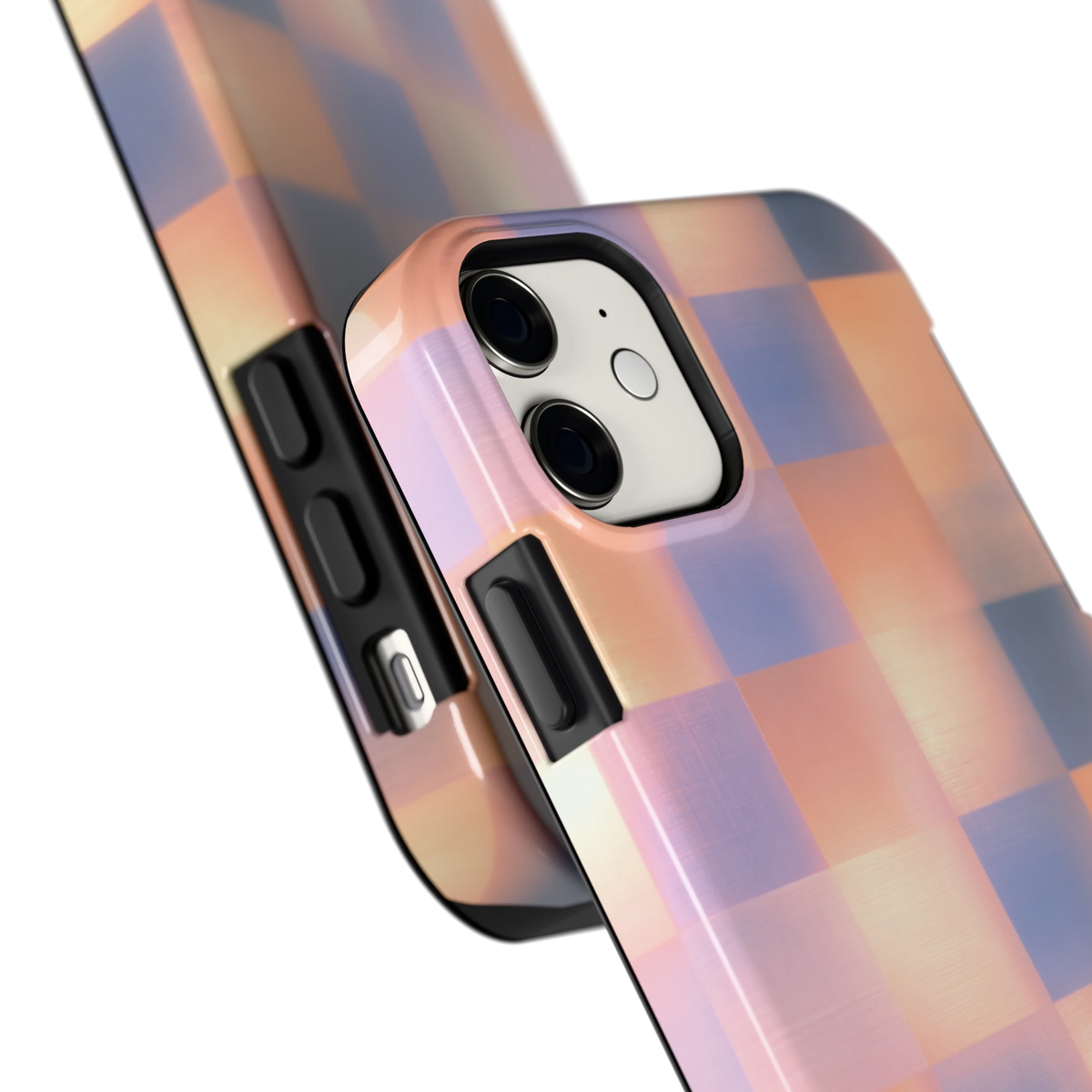 Zachte Gloed Blokken hoesje voor iPhone 11, close-up