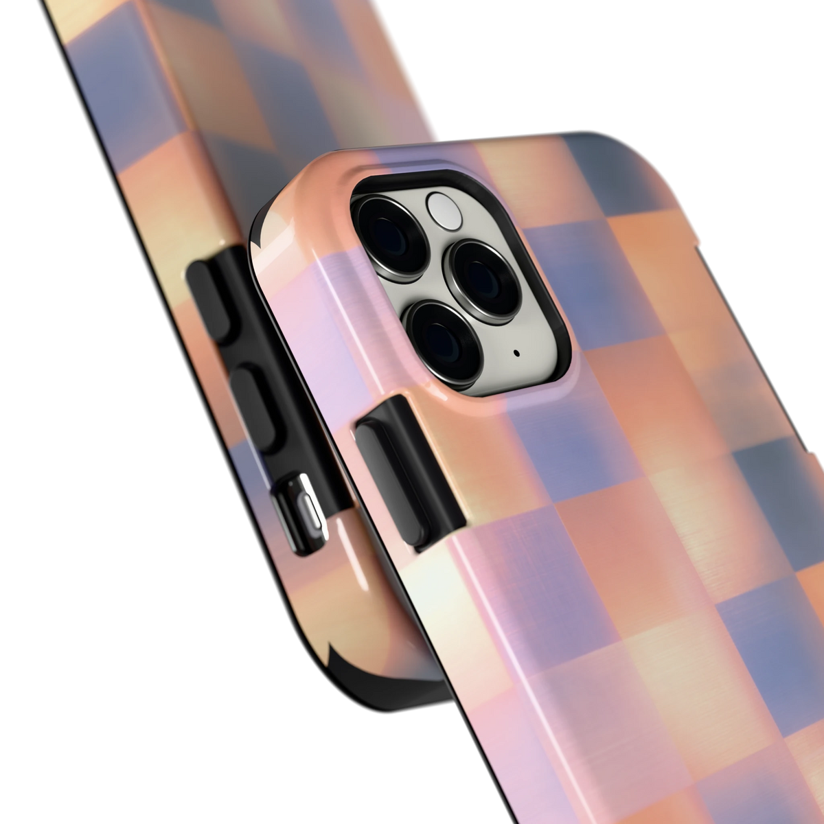 Zachte Gloed Blokken hoesje voor iPhone 11 Pro, close-up