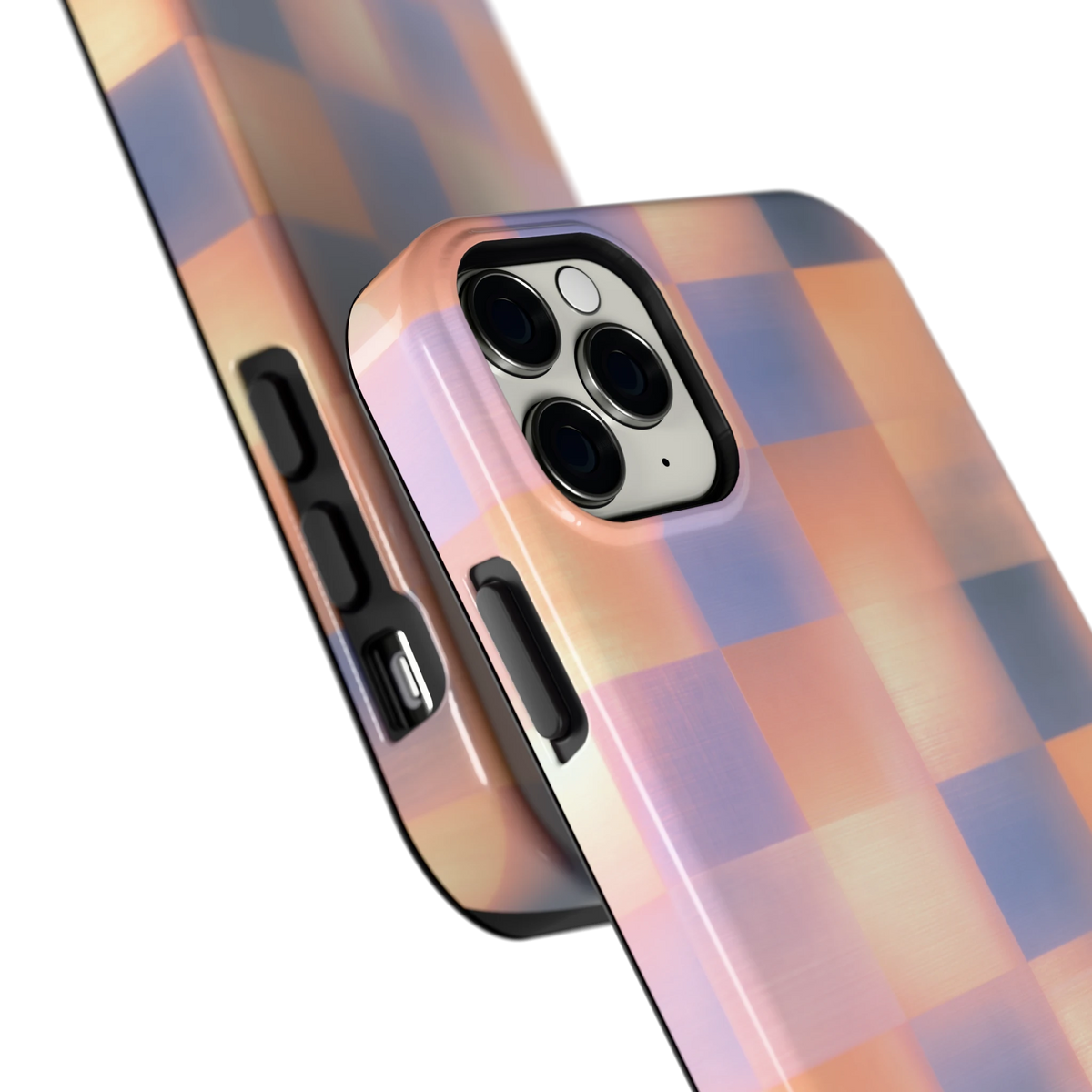 Zachte Gloed Blokken hoesje voor iPhone 11 Pro Max, close-up