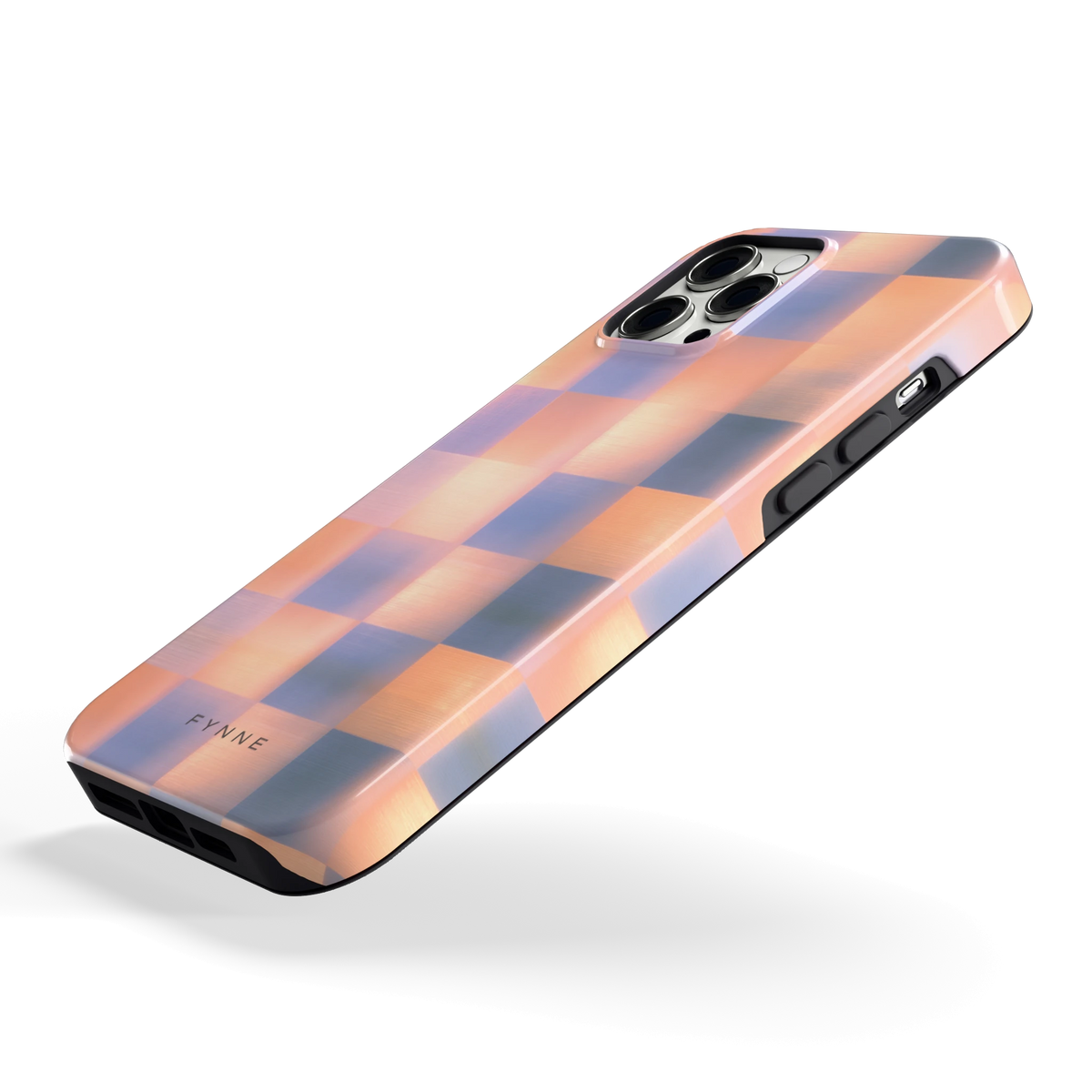 Zachte Gloed Blokken hoesje voor iPhone 12 Pro Max, schuin