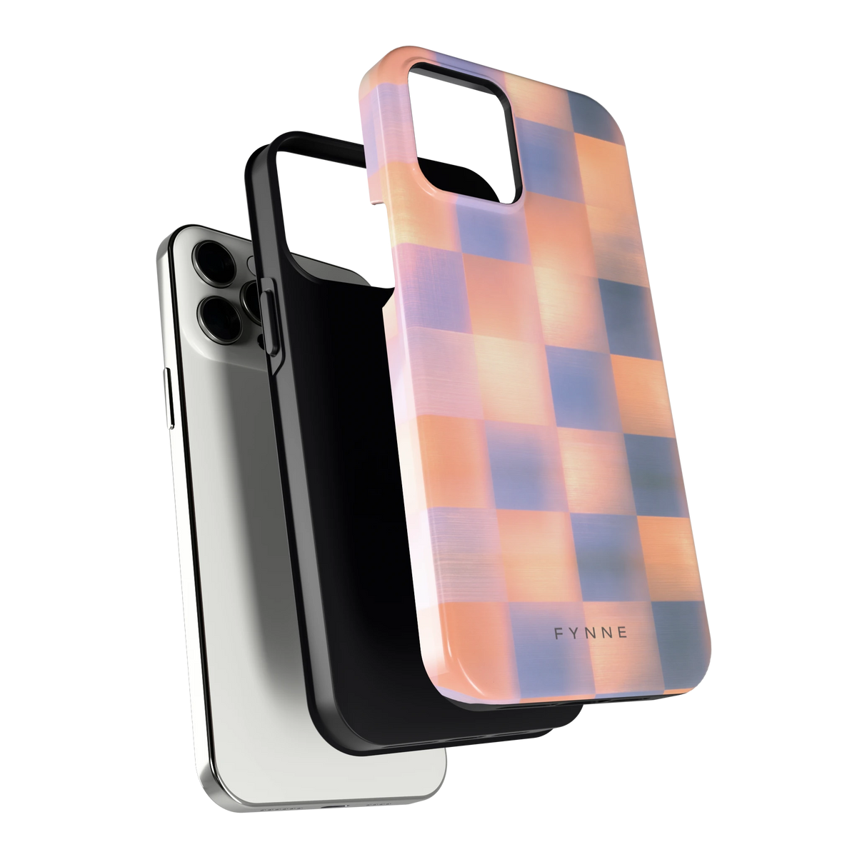 Zachte Gloed Blokken hoesje voor iPhone 12 Pro Max, los van de telefoon