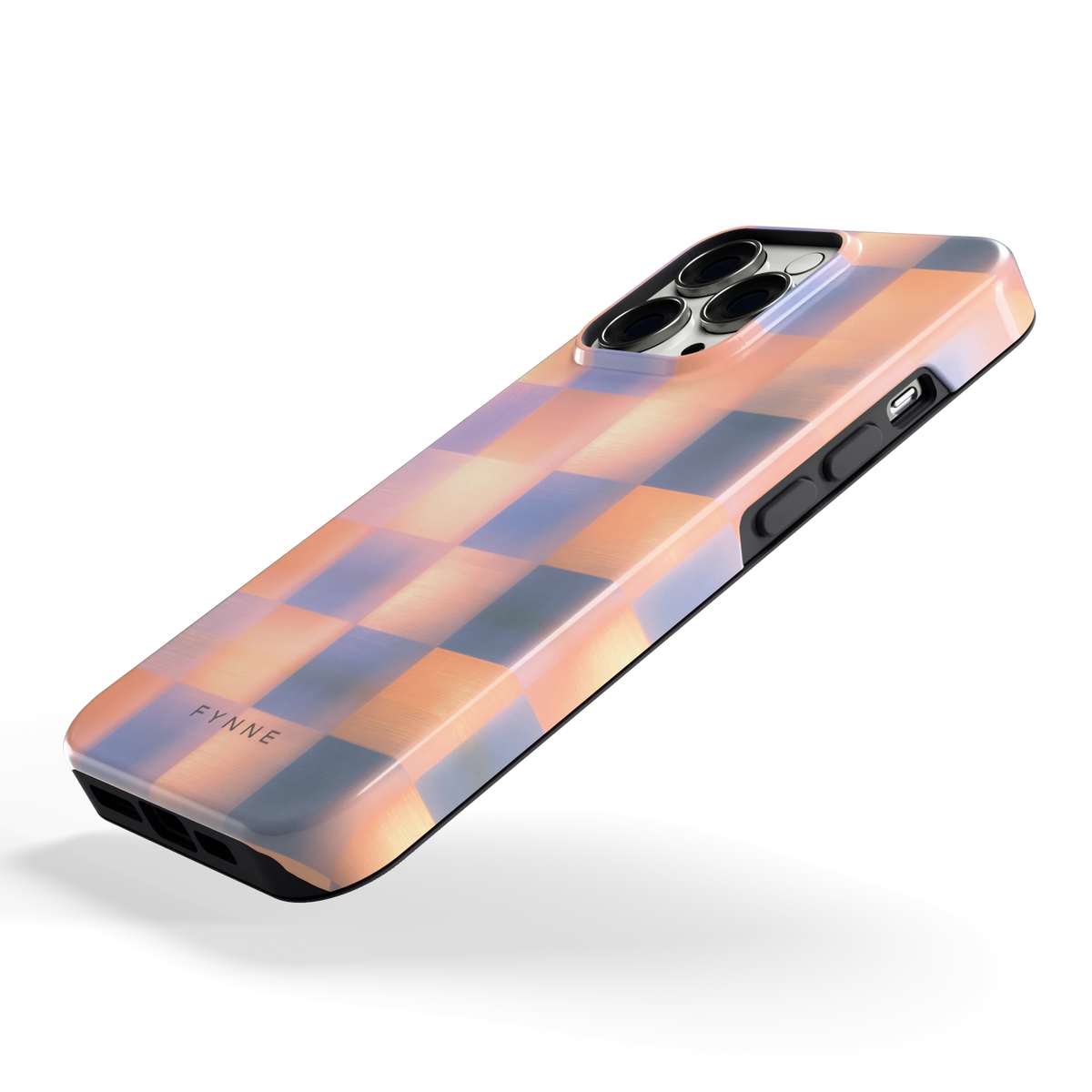 Zachte Gloed Blokken hoesje voor iPhone 13 Pro, schuin