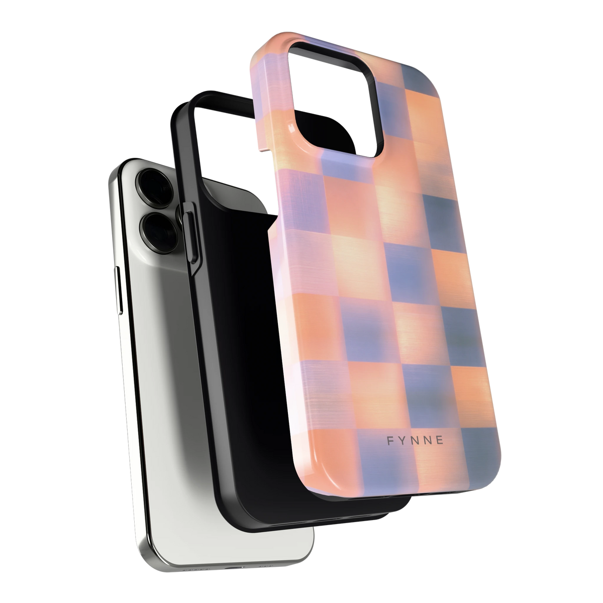 Zachte Gloed Blokken hoesje voor iPhone 13 Pro, los van de telefoon