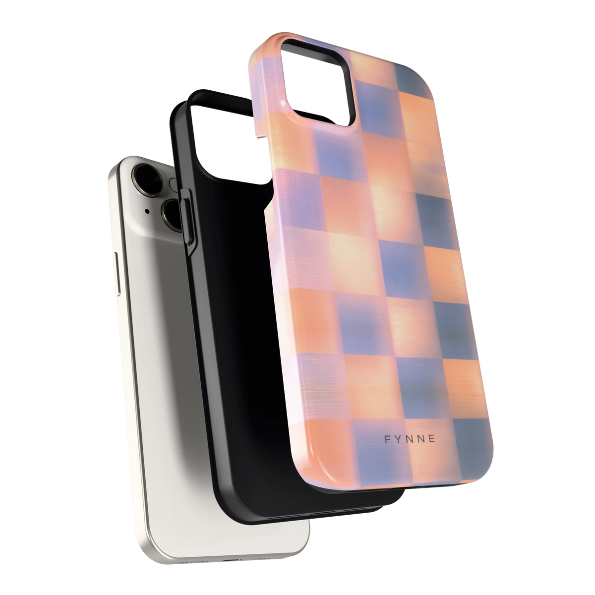 Zachte Gloed Blokken hoesje voor iPhone 14 Plus, los van de telefoon