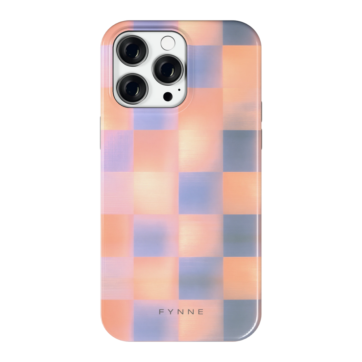 Zachte Gloed Blokken hoesje voor iPhone 14 Pro Max, achterkant