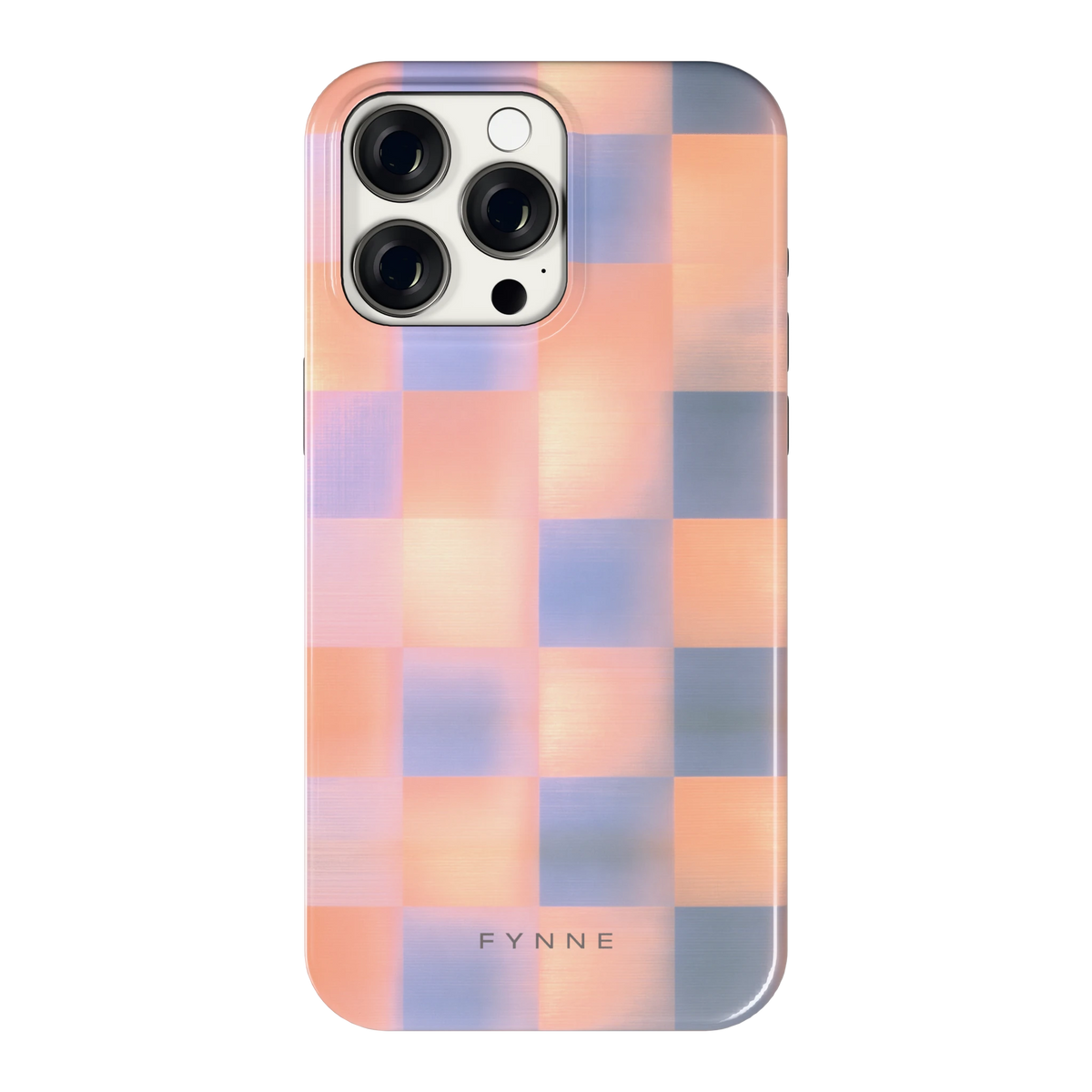 Zachte Gloed Blokken hoesje voor iPhone 15 Pro Max, achterkant