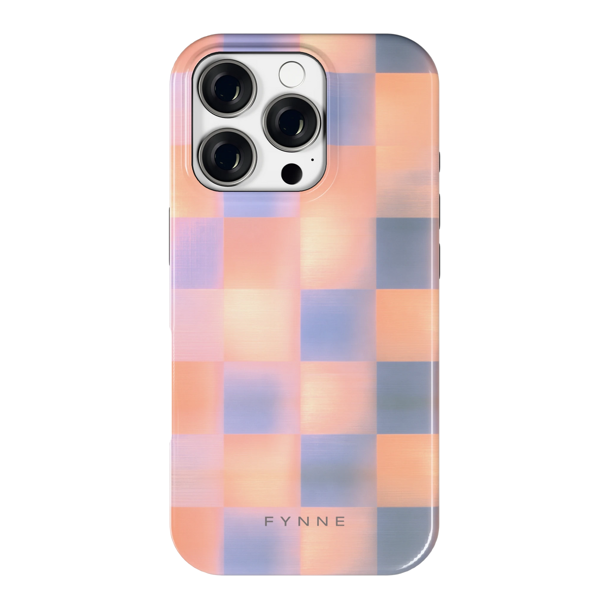 Zachte Gloed Blokken hoesje voor iPhone 16 Pro, achterkant