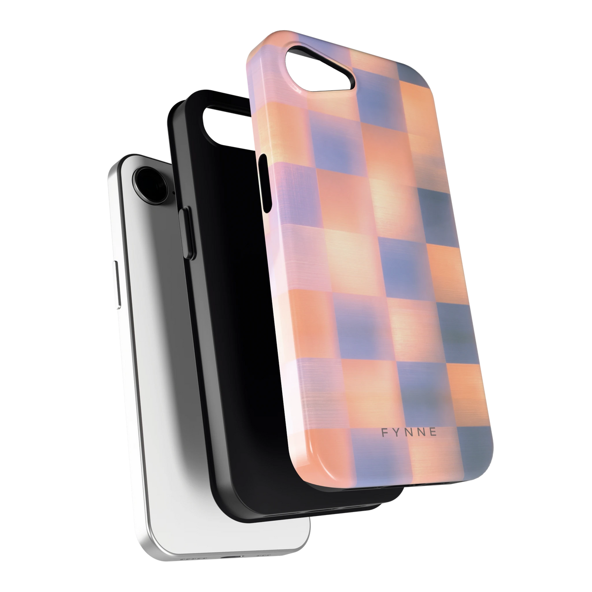 Zachte Gloed Blokken hoesje voor iPhone 16e, los van de telefoon