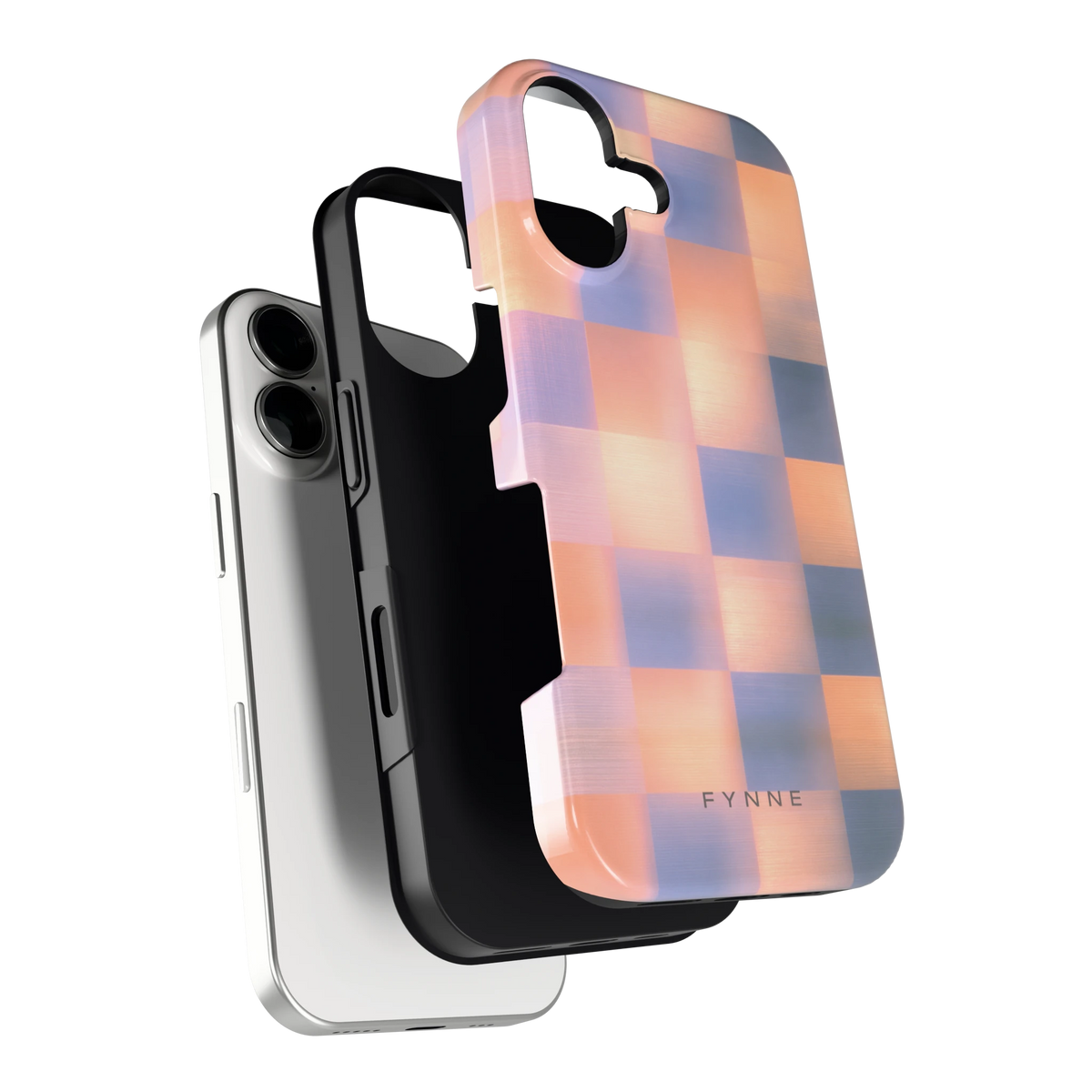 Zachte Gloed Blokken hoesje voor iPhone 17, los van de telefoon